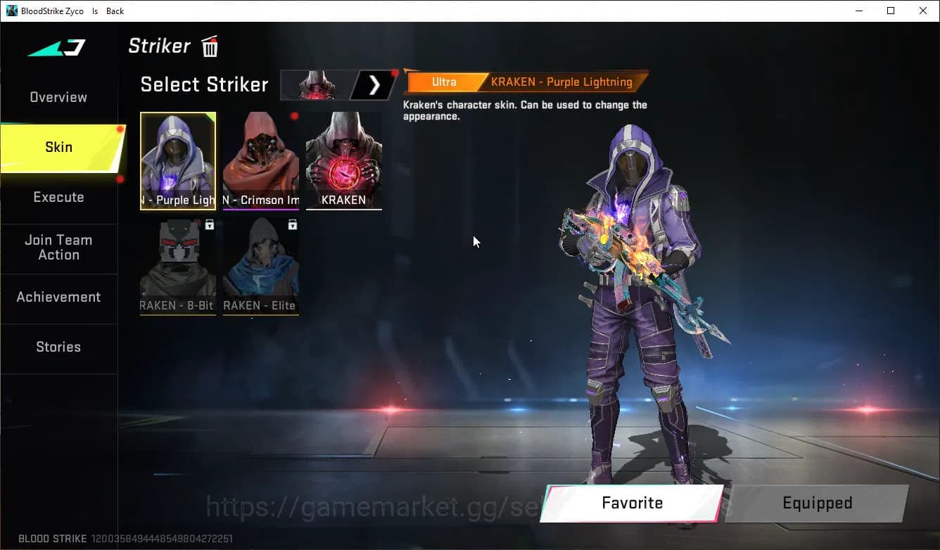 Blood Strike Accounts ASIA|ETERNAL AK47+Mele Butterfly Knife+Colab 7DS(A image 10