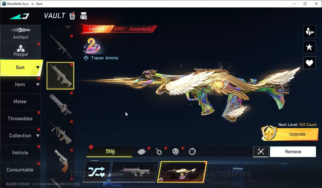 Blood Strike Accounts ASIA|ETERNAL AK47+Mele Butterfly Knife+Colab 7DS(A image 14