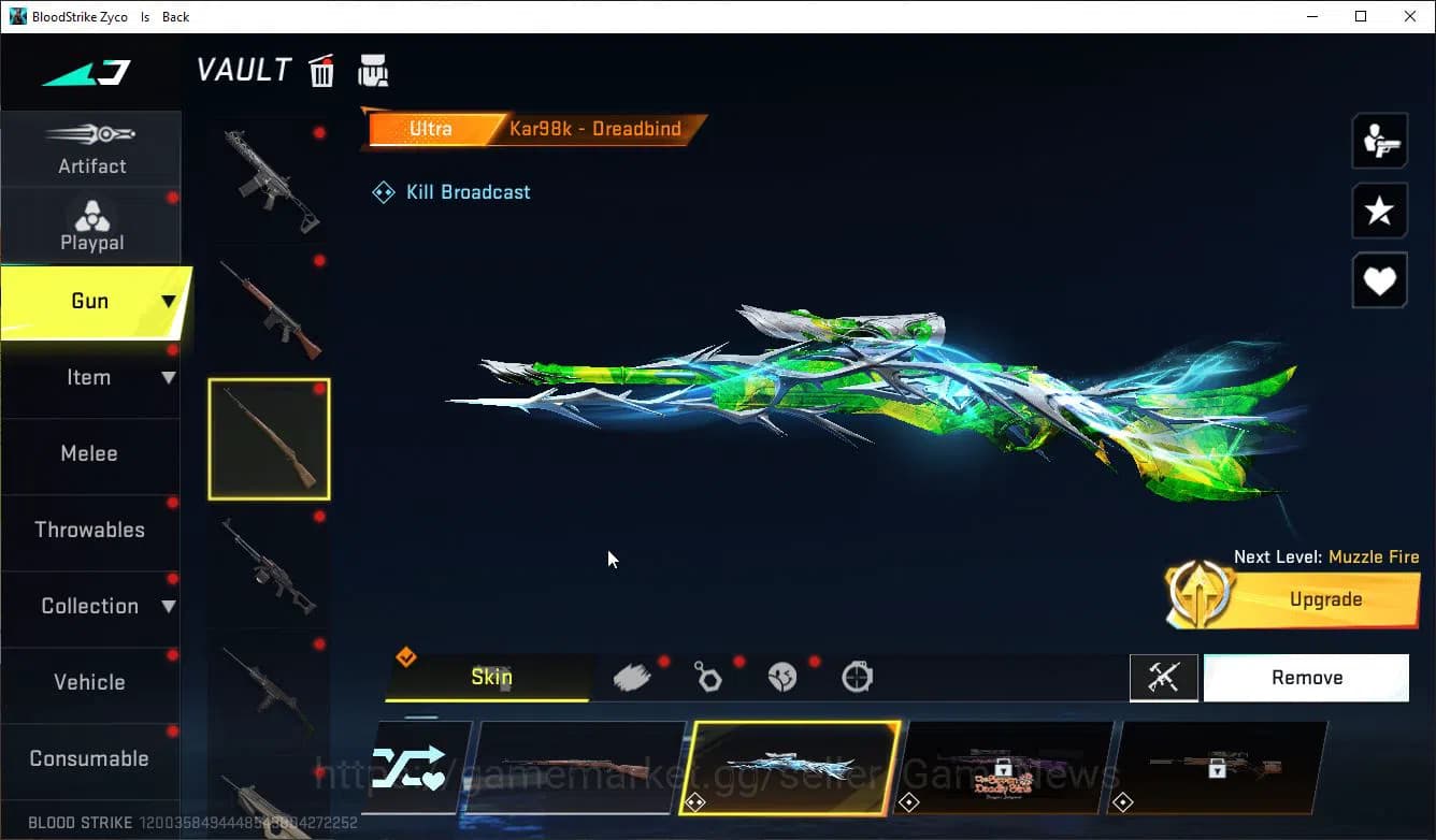 Blood Strike Accounts ASIA|ETERNAL AK47+Mele Butterfly Knife+Colab 7DS(A image 15