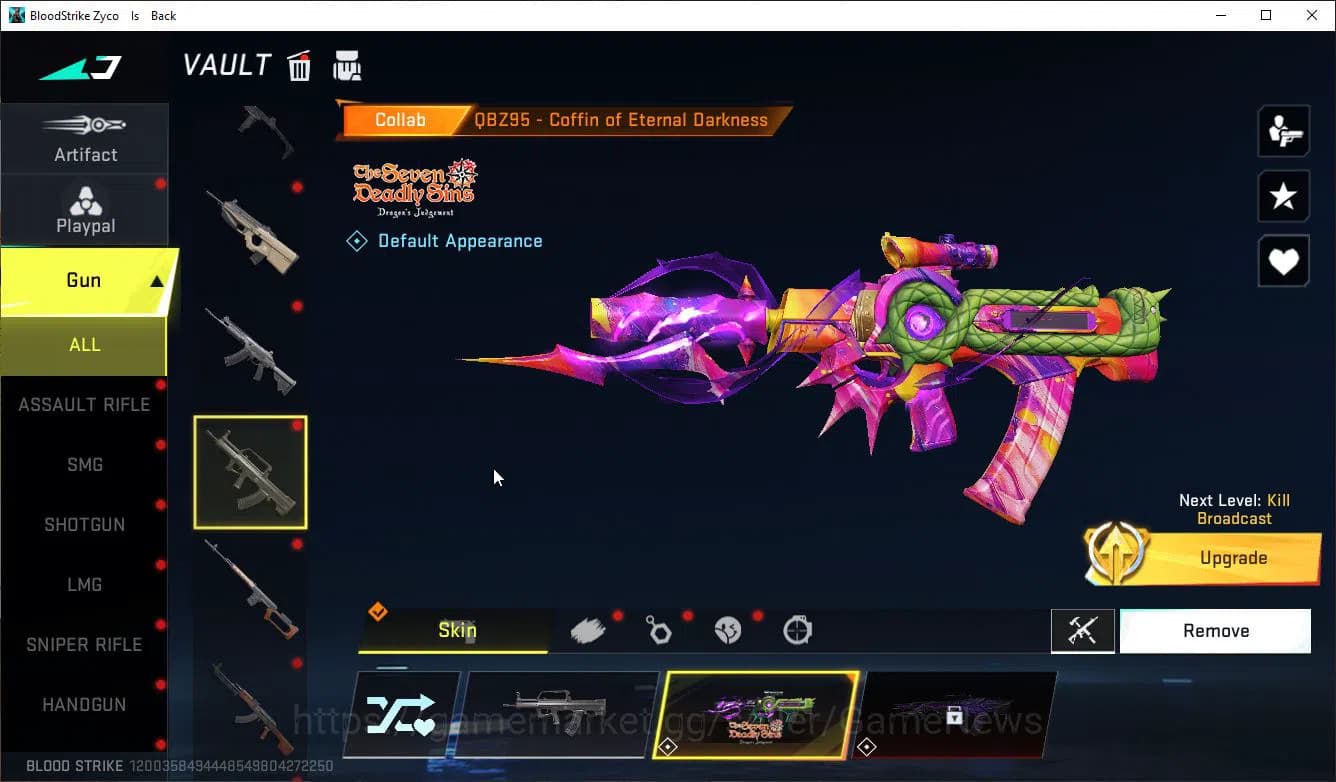 Blood Strike Accounts ASIA|ETERNAL AK47+Mele Butterfly Knife+Colab 7DS(A image 8