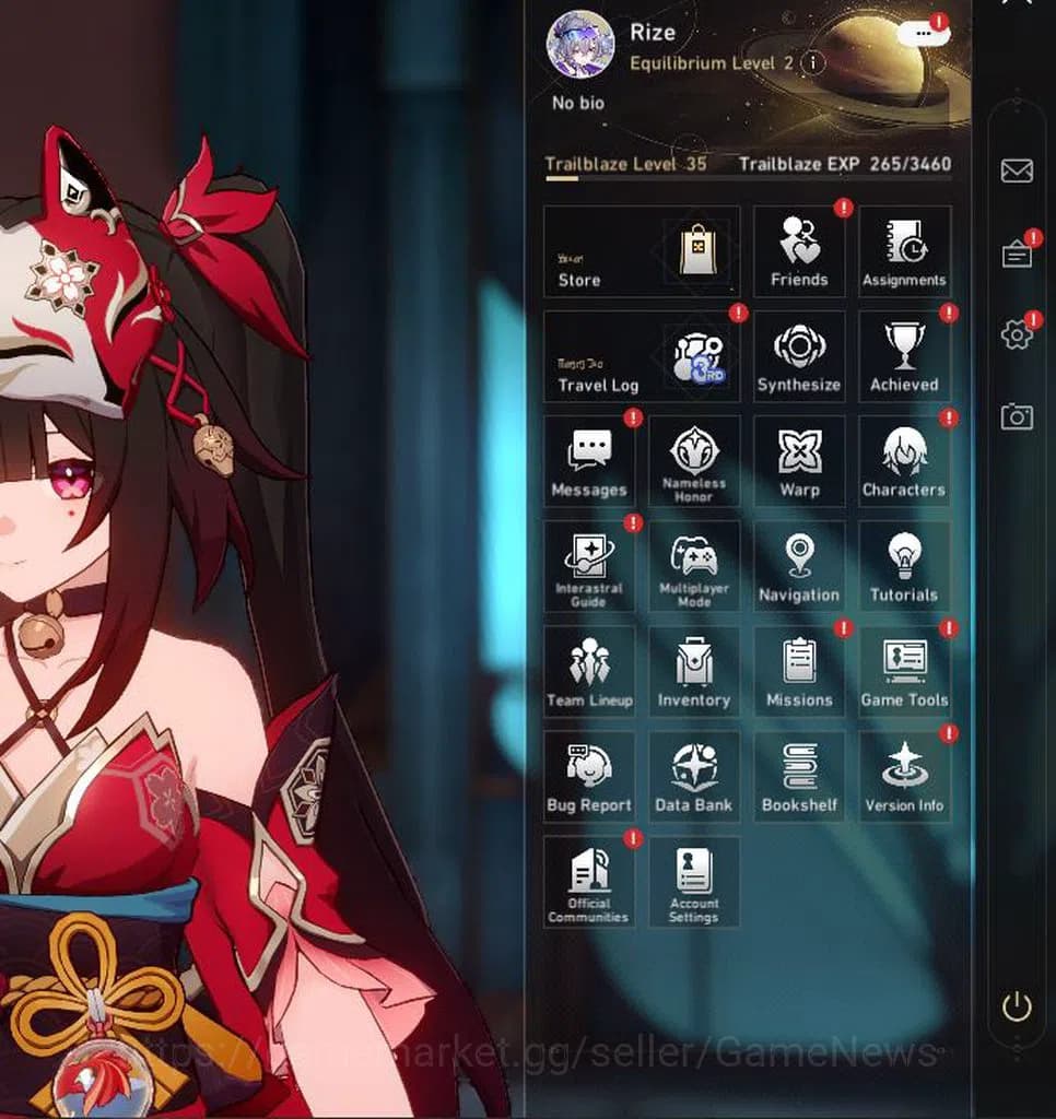 Honkai Star Rail Accounts ASIA|TL 35|5 Limited|SW 999 E1,Sparkle,Huohuo,Robi image 1