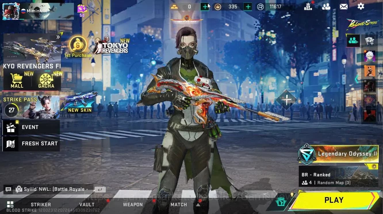 Blood Strike Accounts ASIA|ETERNAL Desert Eagle-Scorpius|ULTRA [ETHAN,FA image 1
