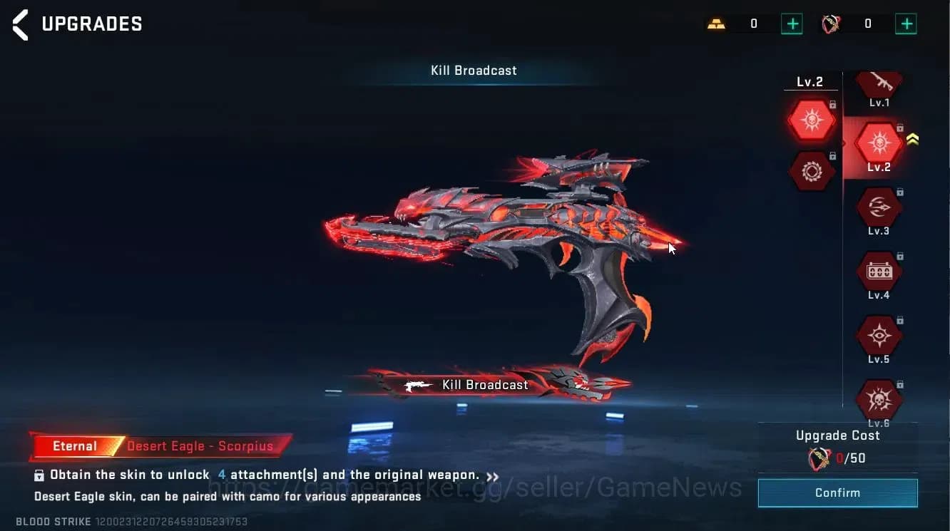 Blood Strike Accounts ASIA|ETERNAL Desert Eagle-Scorpius|ULTRA [ETHAN,FA image 7