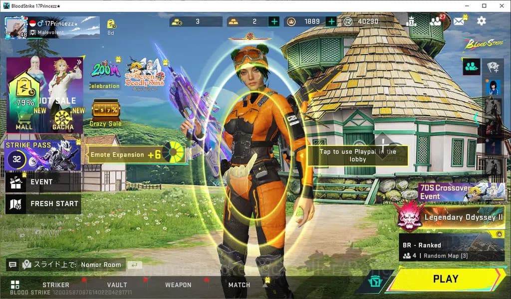 Blood Strike Accounts ASIA|COLLAB=KAR98K,AK47,DBZ95|LIMITED=AR97|ULTRA=M image 1