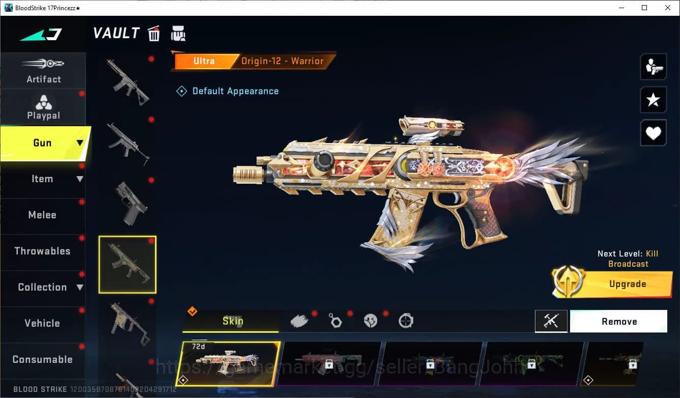 Blood Strike Accounts ASIA|COLLAB=KAR98K,AK47,DBZ95|LIMITED=AR97|ULTRA=M image 13