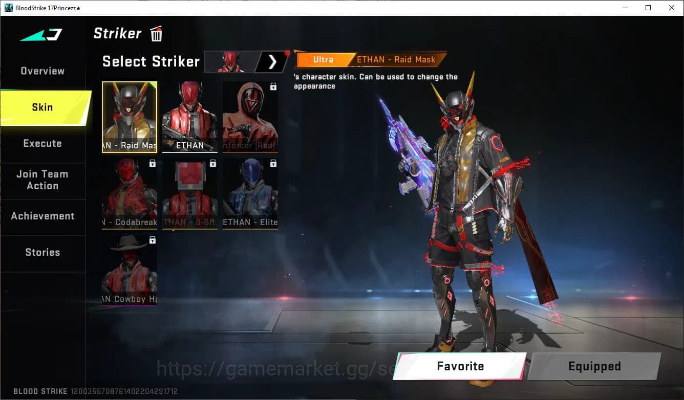 Blood Strike Accounts ASIA|COLLAB=KAR98K,AK47,DBZ95|LIMITED=AR97|ULTRA=M image 16