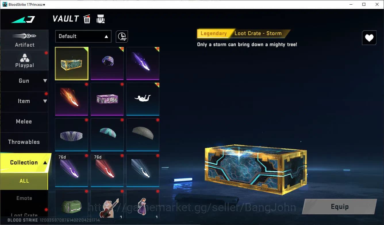 Blood Strike Accounts ASIA|COLLAB=KAR98K,AK47,DBZ95|LIMITED=AR97|ULTRA=M image 2