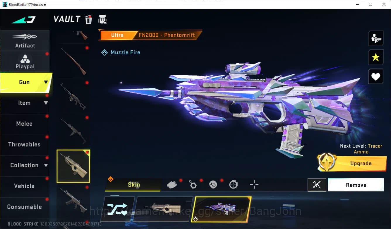 Blood Strike Accounts ASIA|COLLAB=KAR98K,AK47,DBZ95|LIMITED=AR97|ULTRA=M image 9
