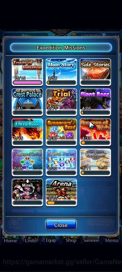 Grand Summoners Accounts Global|Rank 42|11 Ascend|ToumaTW,S Miyu,Liza,Kiris image 8