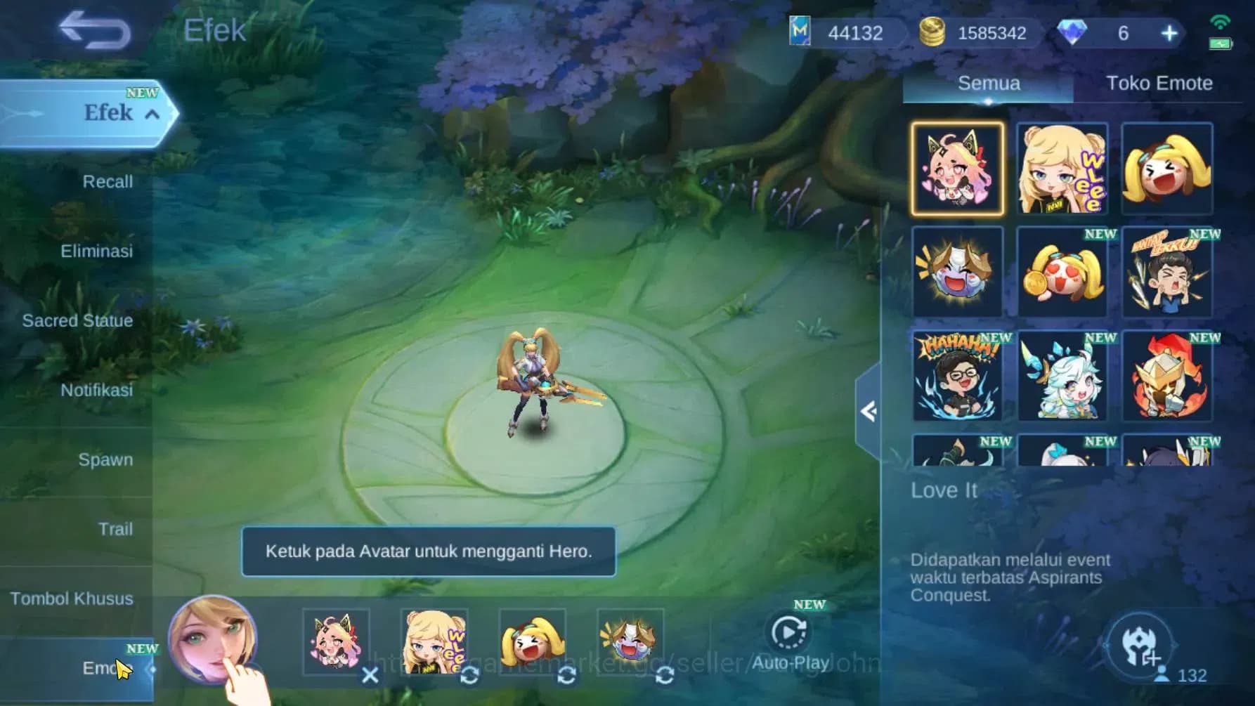 Mobile Legends: Bang Bang Accounts Global | Hero 132, Skin 403, Renowned. Aspirants L image 16