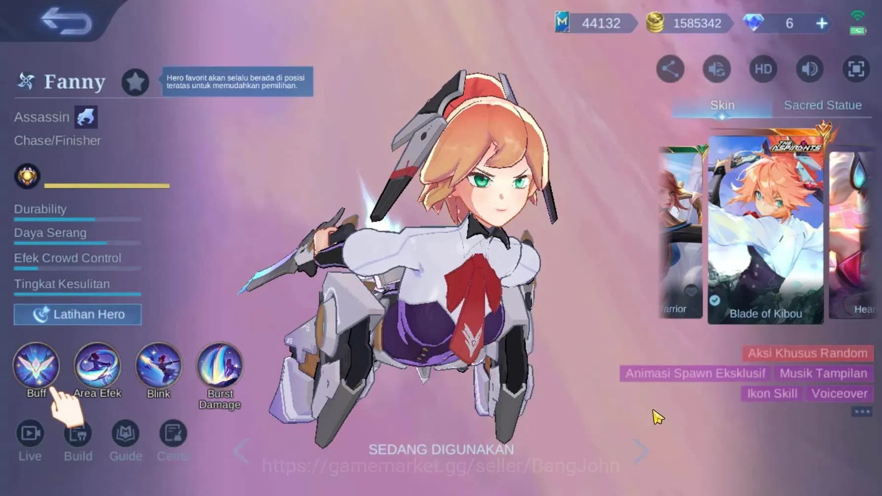 Mobile Legends: Bang Bang Accounts Global | Hero 132, Skin 403, Renowned. Aspirants L image 3
