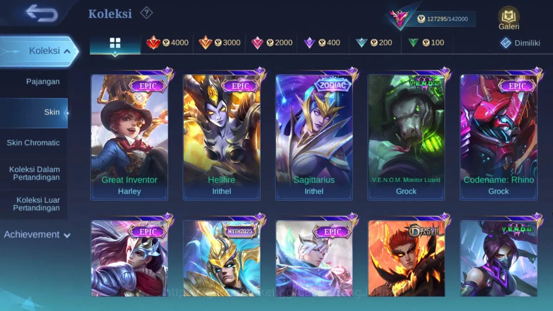 Mobile Legends: Bang Bang Accounts Global | Hero 132, Skin 403, Renowned. Aspirants L image 6