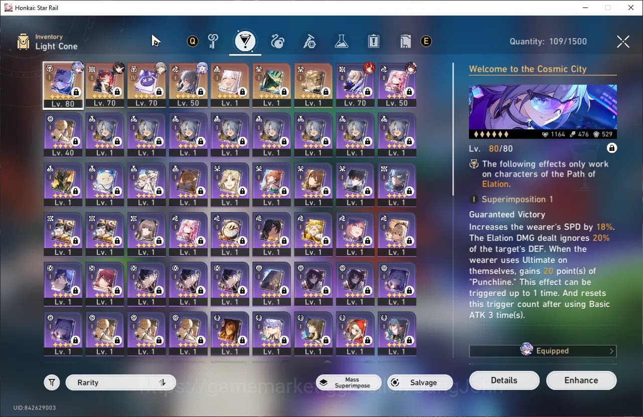 Honkai Star Rail Accounts ASIA | TL 60 | 8 LIMIT | SILVER WOLF999 E4 + SIGN image 10