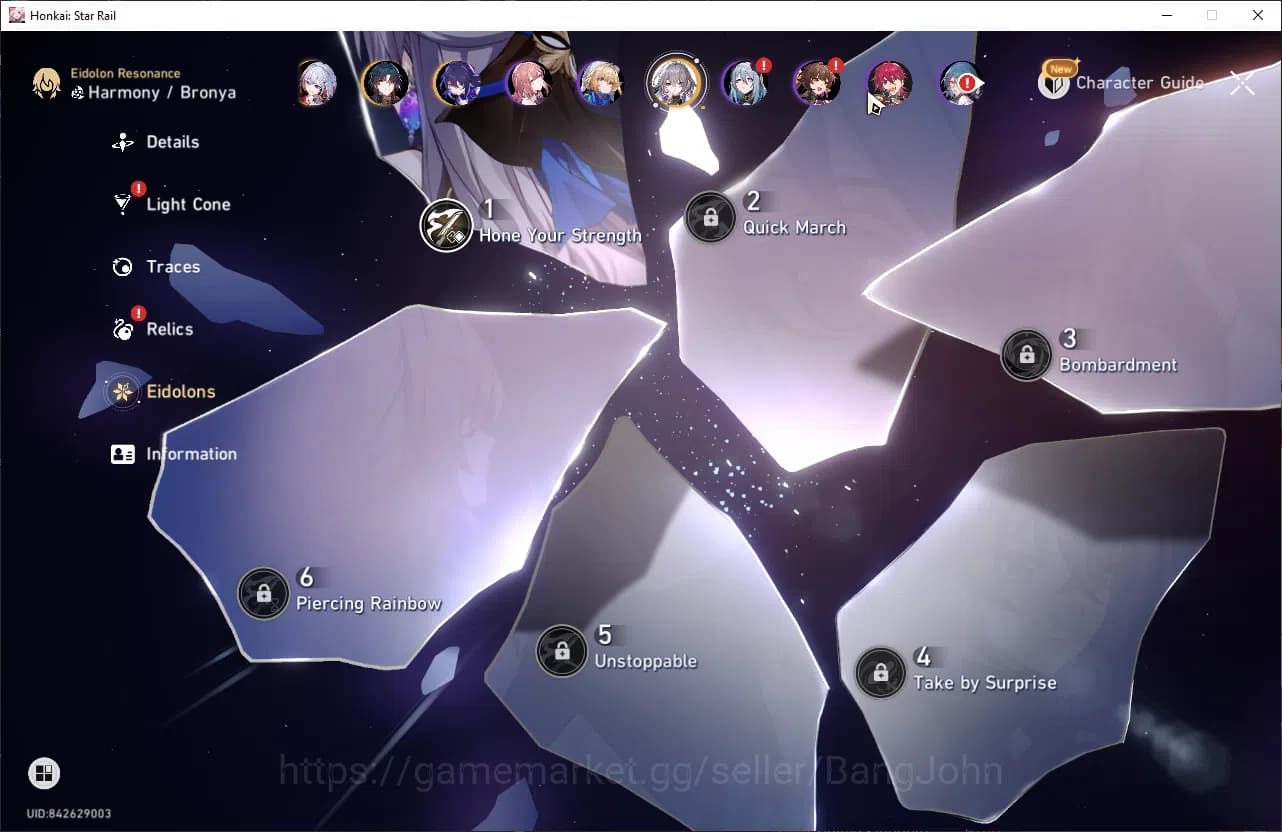 Honkai Star Rail Accounts ASIA | TL 60 | 8 LIMIT | SILVER WOLF999 E4 + SIGN image 11