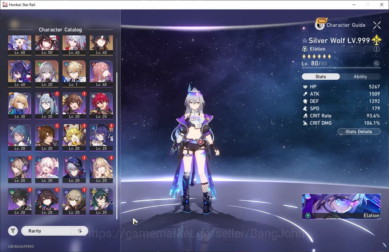 Honkai Star Rail Accounts ASIA | TL 60 | 8 LIMIT | SILVER WOLF999 E4 + SIGN image 13