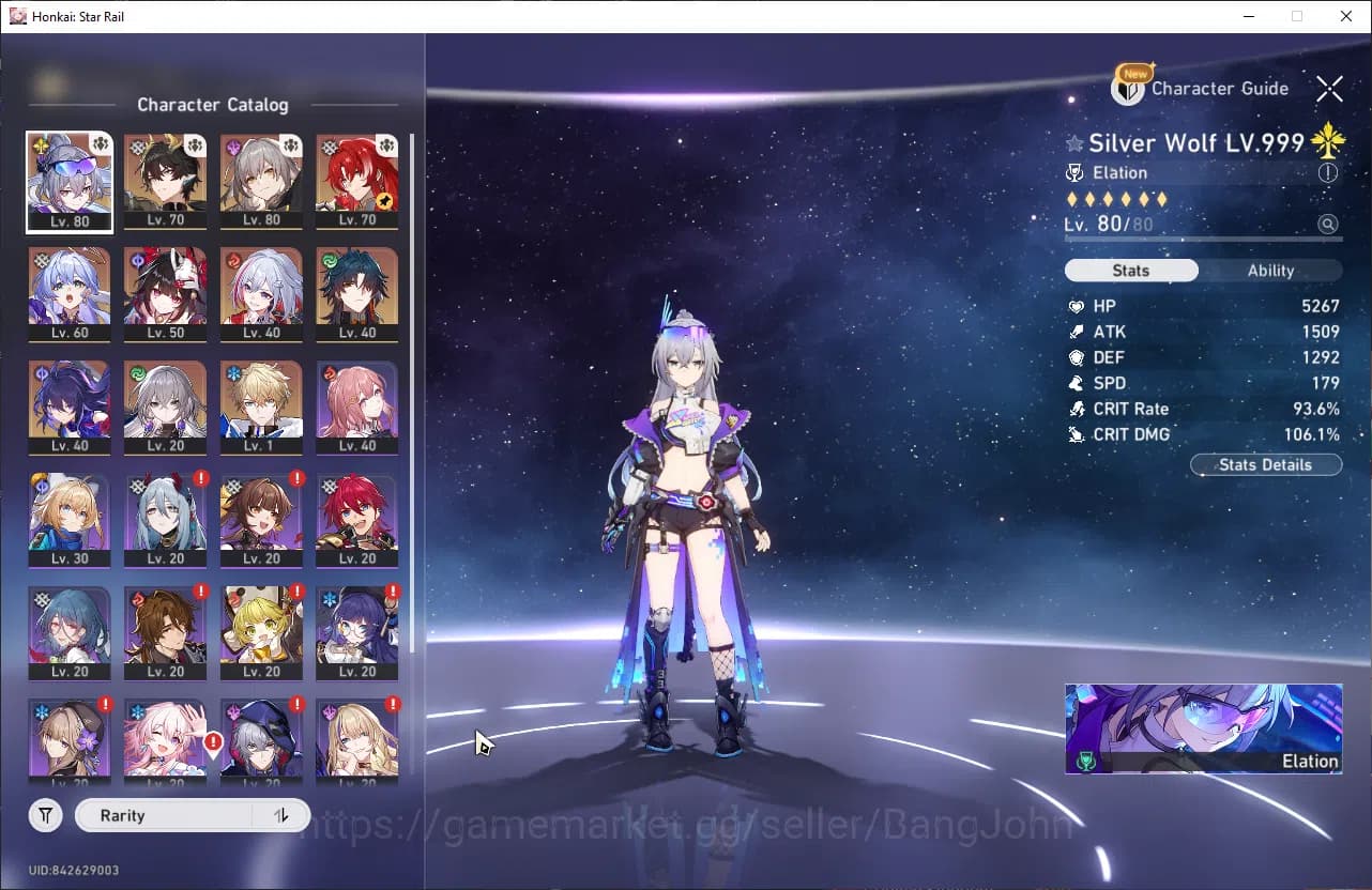 Honkai Star Rail Accounts ASIA | TL 60 | 8 LIMIT | SILVER WOLF999 E4 + SIGN image 14