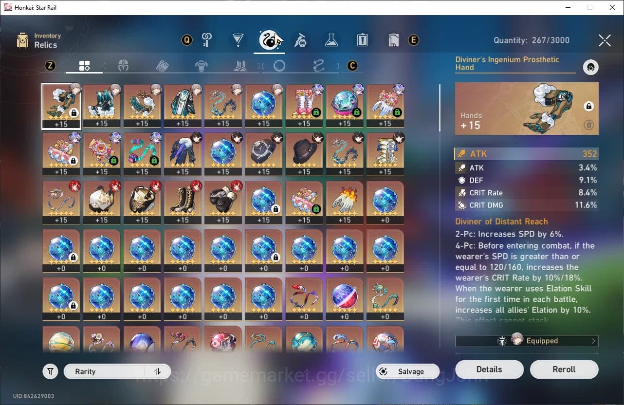 Honkai Star Rail Accounts ASIA | TL 60 | 8 LIMIT | SILVER WOLF999 E4 + SIGN image 8