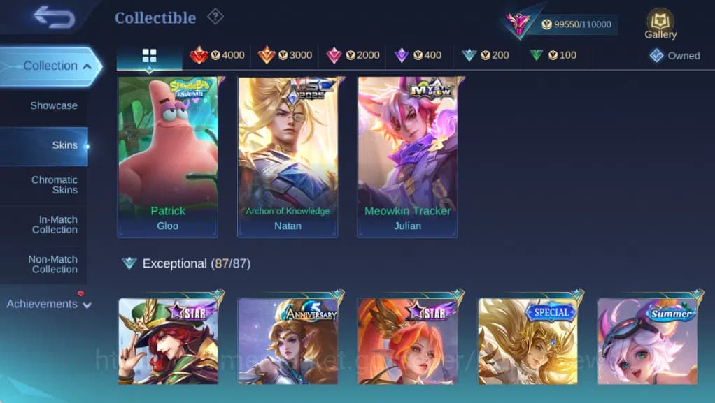 Mobile Legends: Bang Bang Accounts Hero 132|Skin 368|High Glory 55|Kishin Angela,Gran image 10