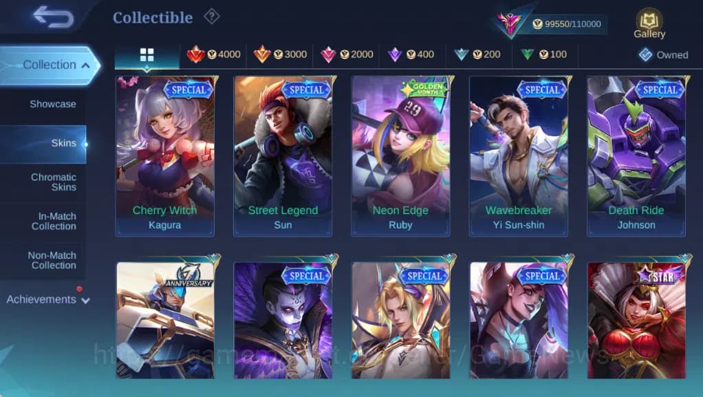 Mobile Legends: Bang Bang Accounts Hero 132|Skin 368|High Glory 55|Kishin Angela,Gran image 13