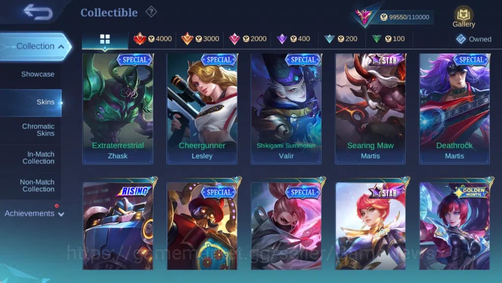 Mobile Legends: Bang Bang Accounts Hero 132|Skin 368|High Glory 55|Kishin Angela,Gran image 15