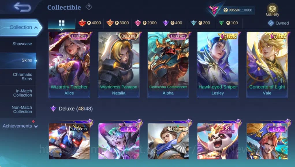 Mobile Legends: Bang Bang Accounts Hero 132|Skin 368|High Glory 55|Kishin Angela,Gran image 5