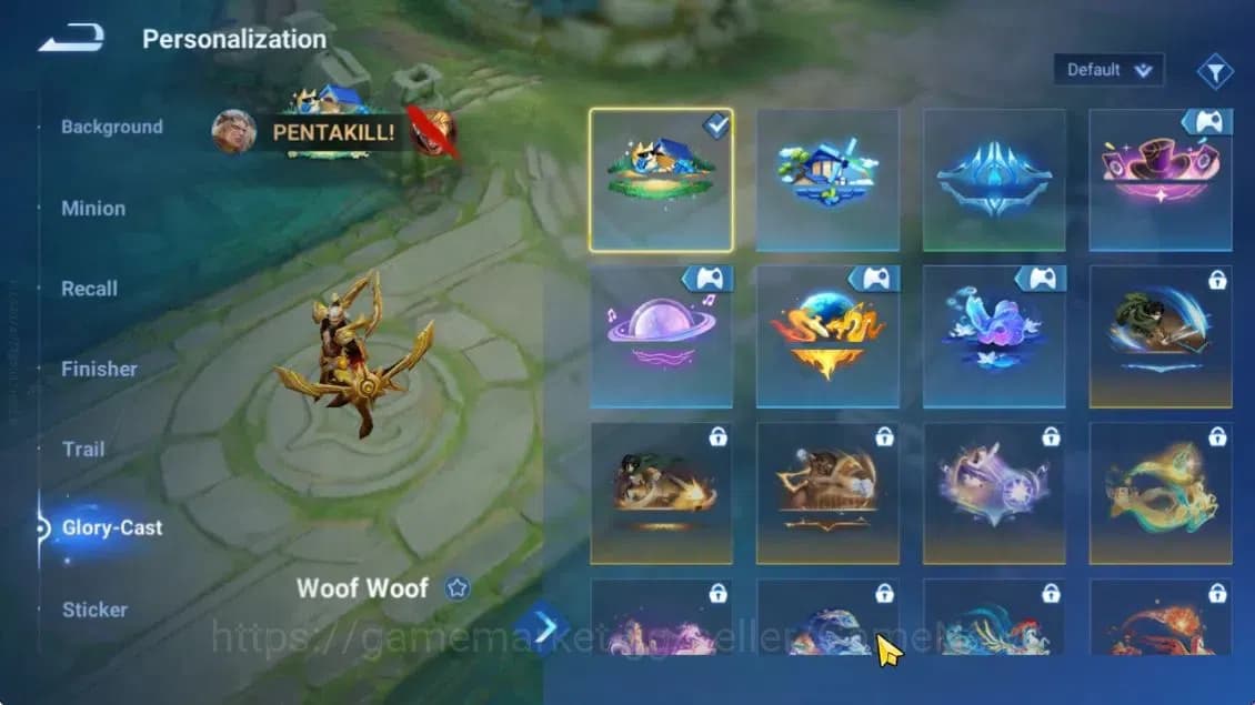 Honor of Kings Accounts Hero 42 Skin 29|Legend (Yao),AOT(Mayene),GM(Gan & image 11
