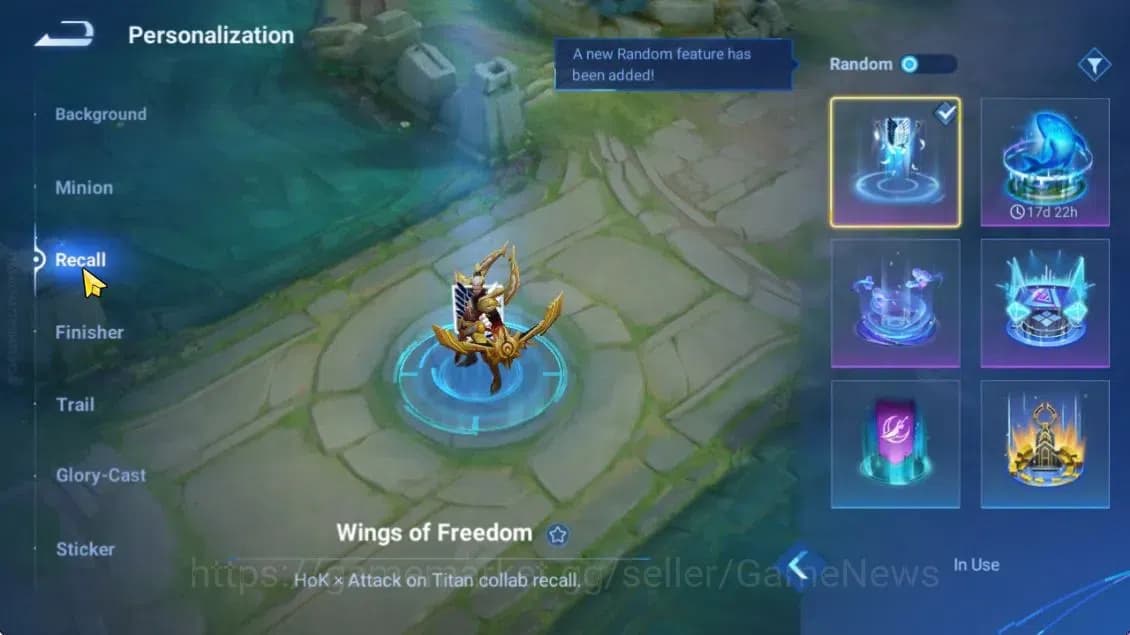 Honor of Kings Accounts Hero 42 Skin 29|Legend (Yao),AOT(Mayene),GM(Gan & image 8