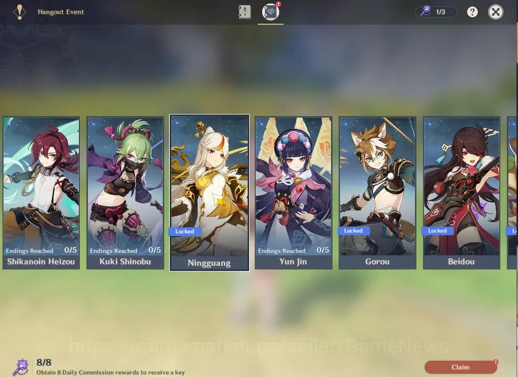 Genshin Impact Accounts ASIA|AR 55|3 Limited +2(*5Weapon)|Linea,Itto,Vares image 13