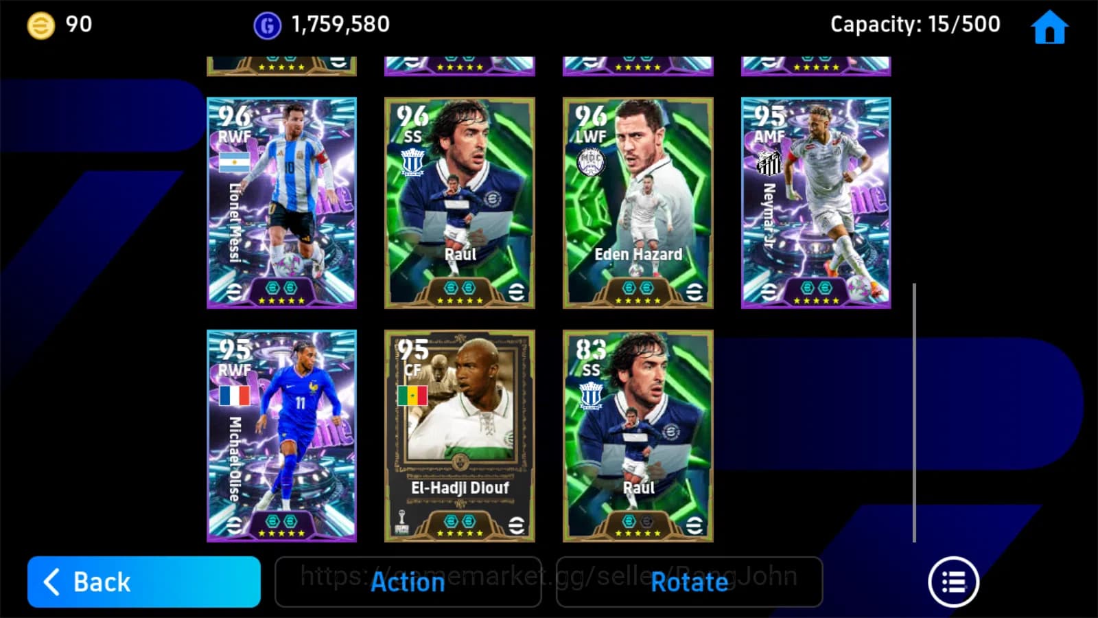 eFootball Accounts Power 3168 | rooney epicdb,konate showtime,chielli image 5