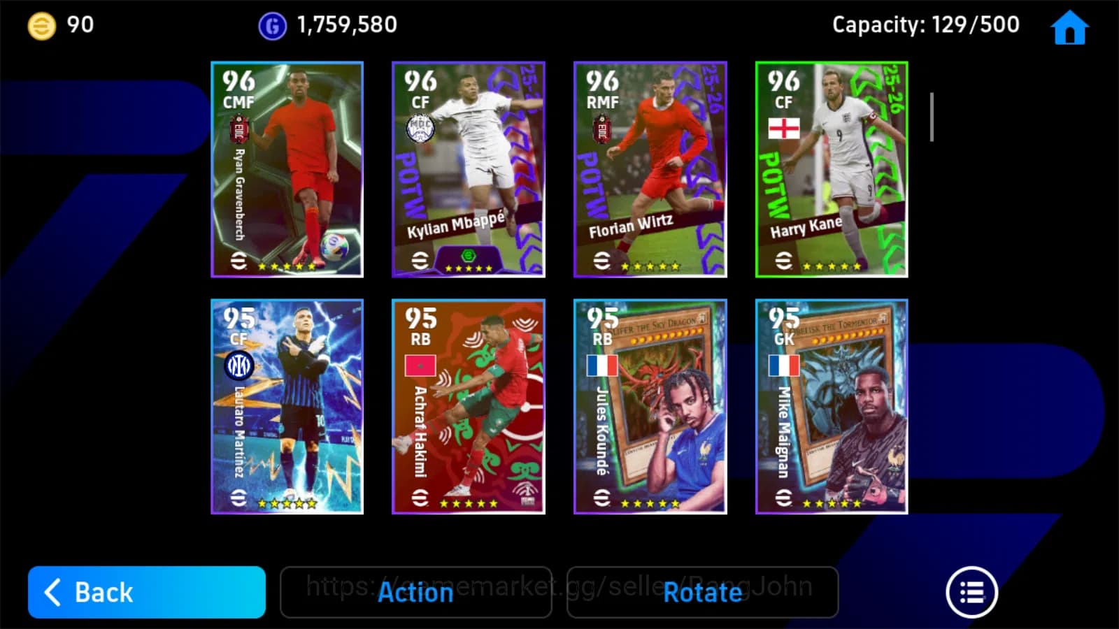 eFootball Accounts Power 3168 | rooney epicdb,konate showtime,chielli image 7