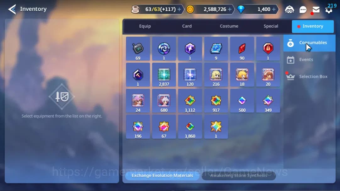 Guardian Tales Accounts ASIA 2| Lv 48 | Starter Collab Clevates(Klen, Alec image 6