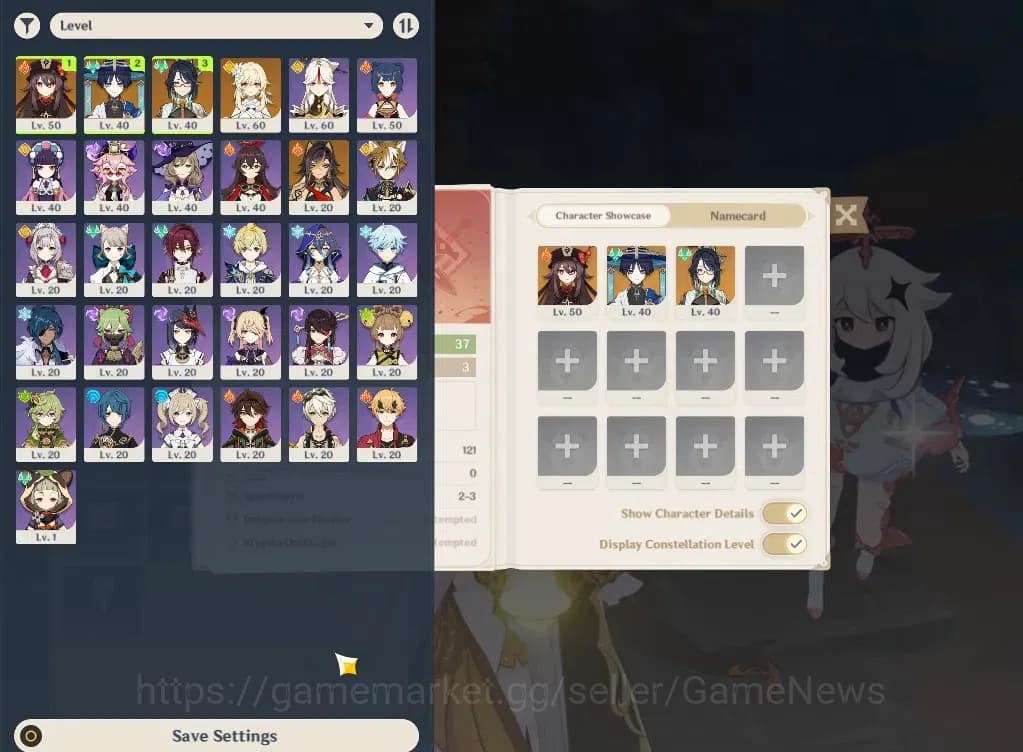 Genshin Impact Accounts ASIA|AR 37|3 Limited +1(*1Weapon)| Wanderer ,Hutao image 2