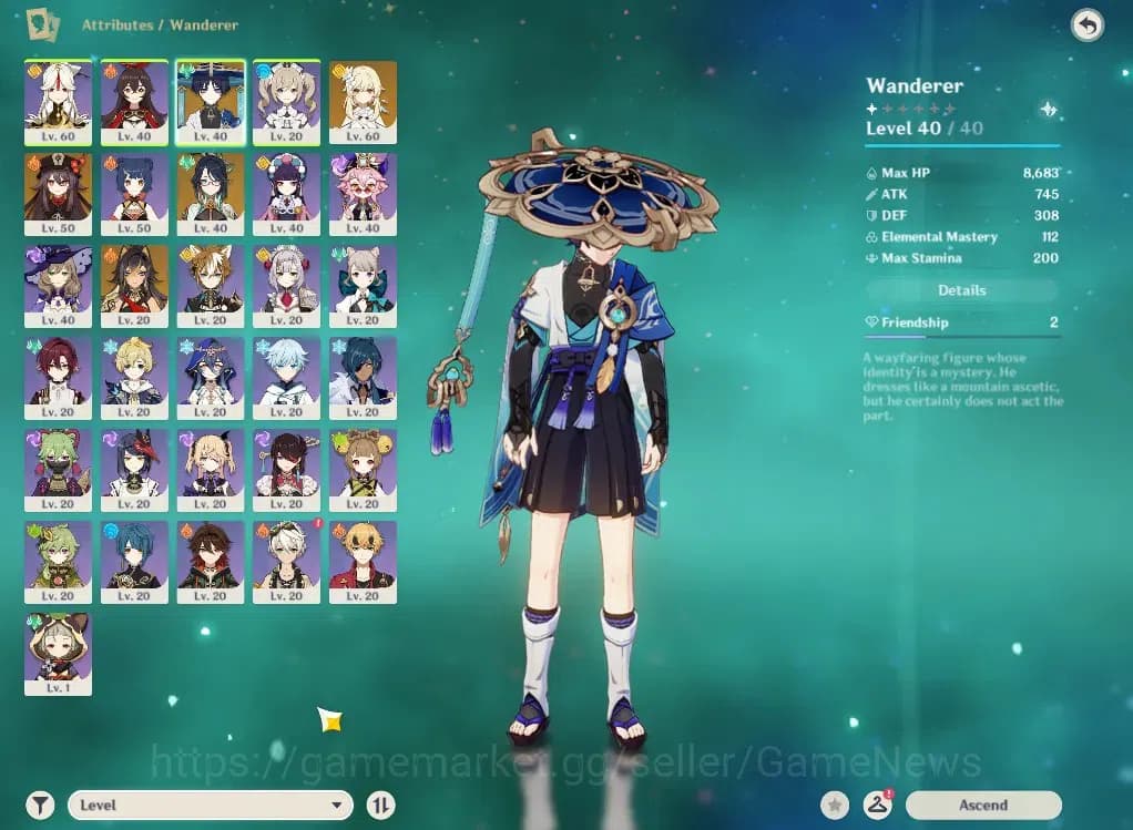 Genshin Impact Accounts ASIA|AR 37|3 Limited +1(*1Weapon)| Wanderer ,Hutao image 4