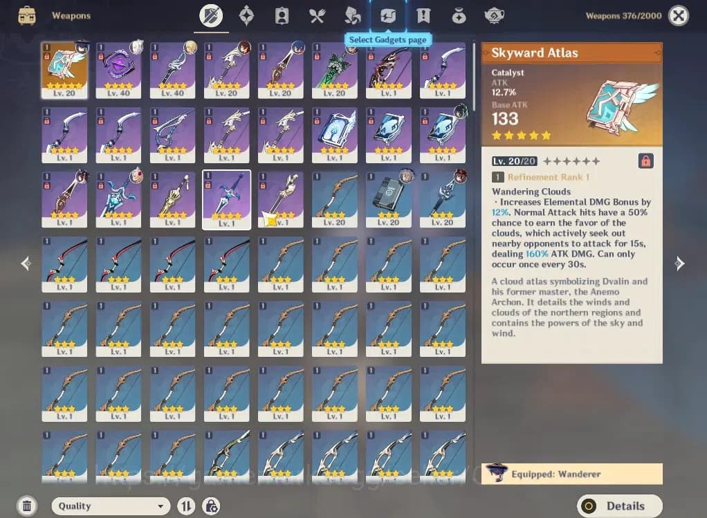 Genshin Impact Accounts ASIA|AR 37|3 Limited +1(*1Weapon)| Wanderer ,Hutao image 5