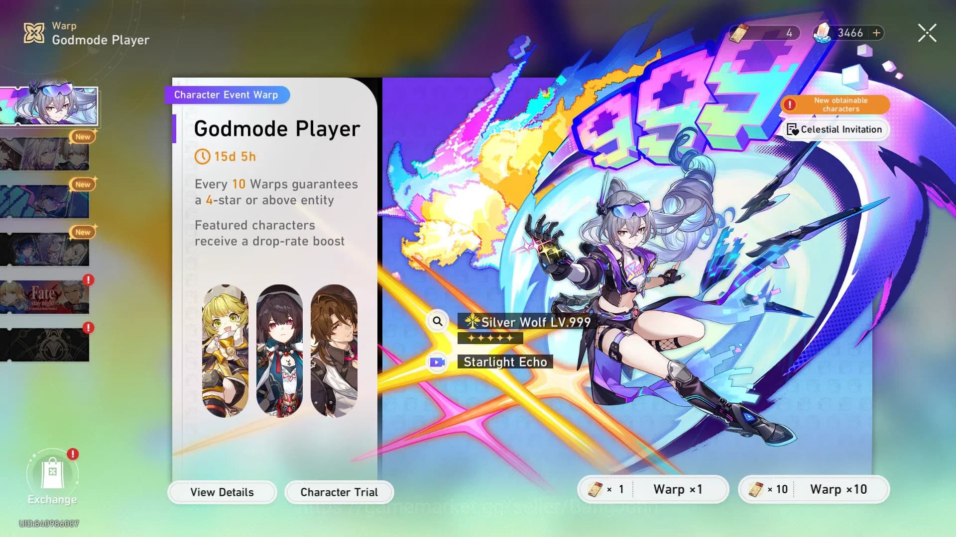 Honkai Star Rail Accounts ASIA | TL 16 | 5 LIMIT | HYSILENS | KAFKA | RUAN M image 5