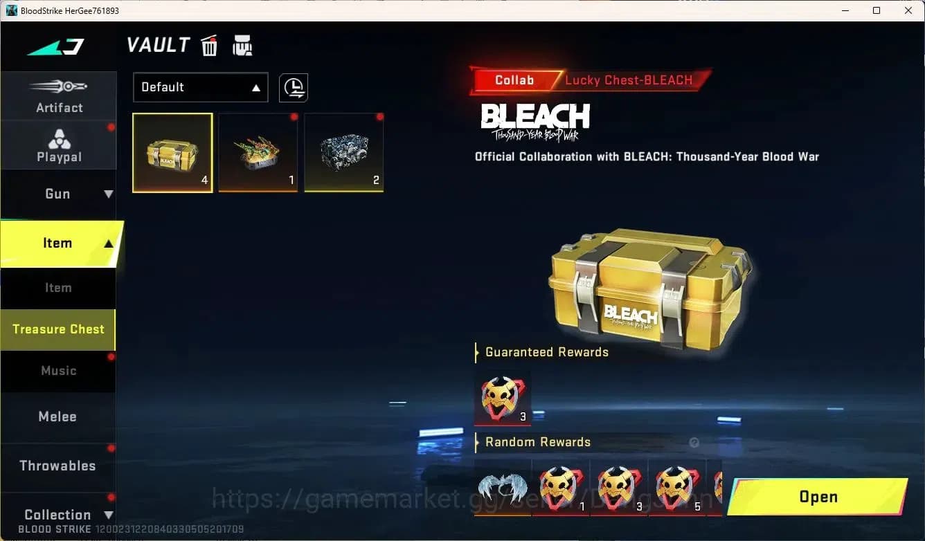 Blood Strike Accounts ASIA | BLEACH Byakuya | 7DS AK47 | 1 Legendary Gun image 7
