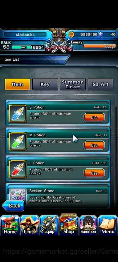 Grand Summoners Accounts Global|Rank 53|4 Ascend|Sayaka MikiTW, KanameTW, R image 2