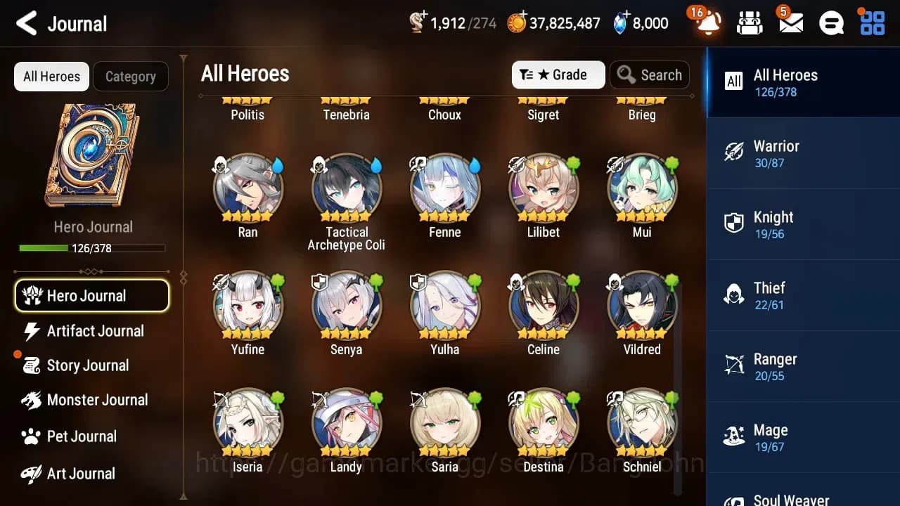 Epic Seven Accounts Global Unverif|8 ML(Boss Arunka,LOT Schales,DB sen image 13