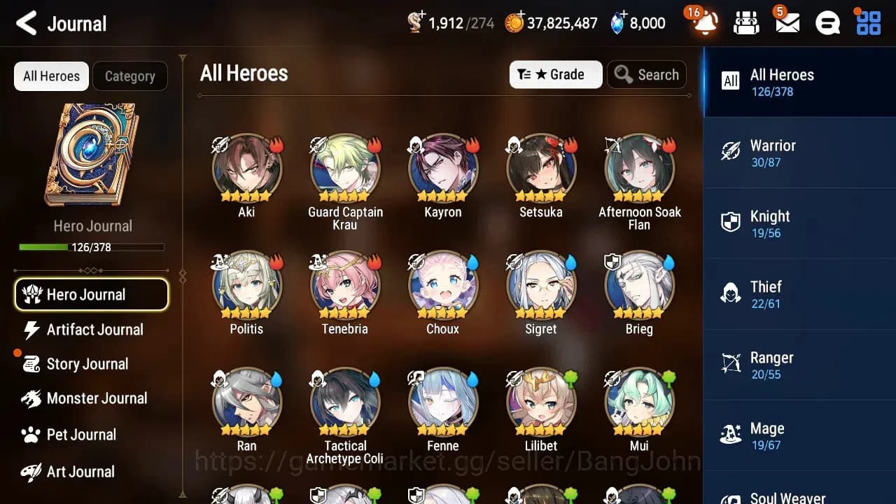 Epic Seven Accounts Global Unverif|8 ML(Boss Arunka,LOT Schales,DB sen image 14