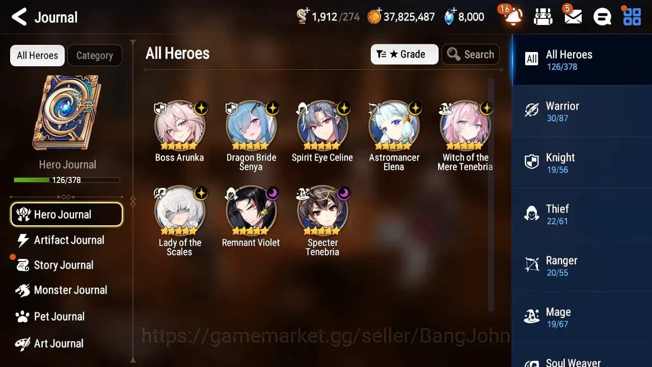 Epic Seven Accounts Global Unverif|8 ML(Boss Arunka,LOT Schales,DB sen image 15