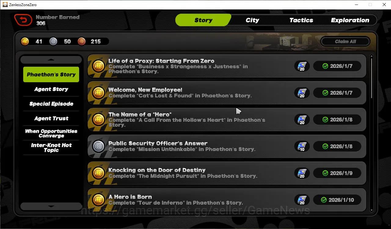 Zenless Zone Zero Accounts ASIA|IK 54|1,4K Polyc|6 Limited[(Ye ShunguangM1,Yi image 3