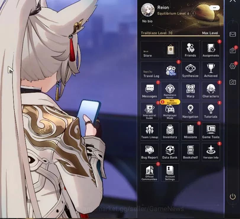 Honkai Star Rail Accounts Asia|TL 70|Saber Prem Team|12 Limited|[Saber E1,Fe image 1