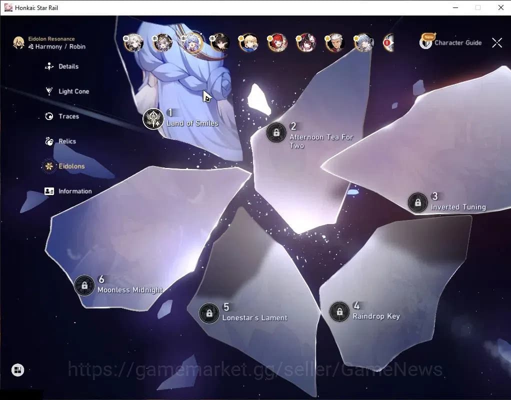 Honkai Star Rail Accounts Asia|TL 70|Saber Prem Team|12 Limited|[Saber E1,Fe image 5