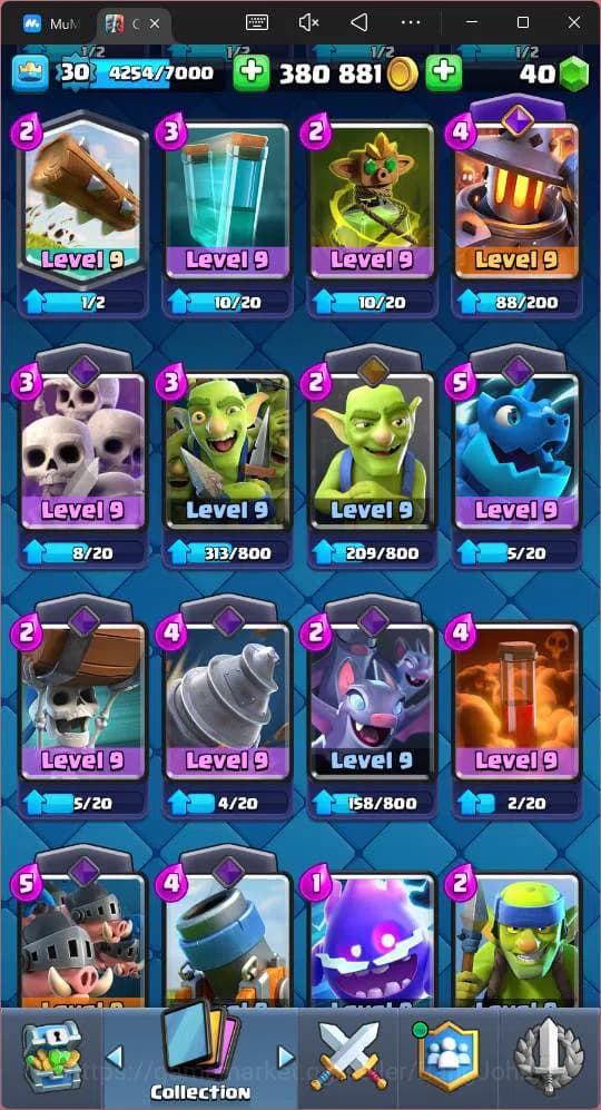 Clash Royale Accounts Lv 30 |Trophy 8000|KTL 11|Card 111| 2 Hero|3 EVO|1 image 13