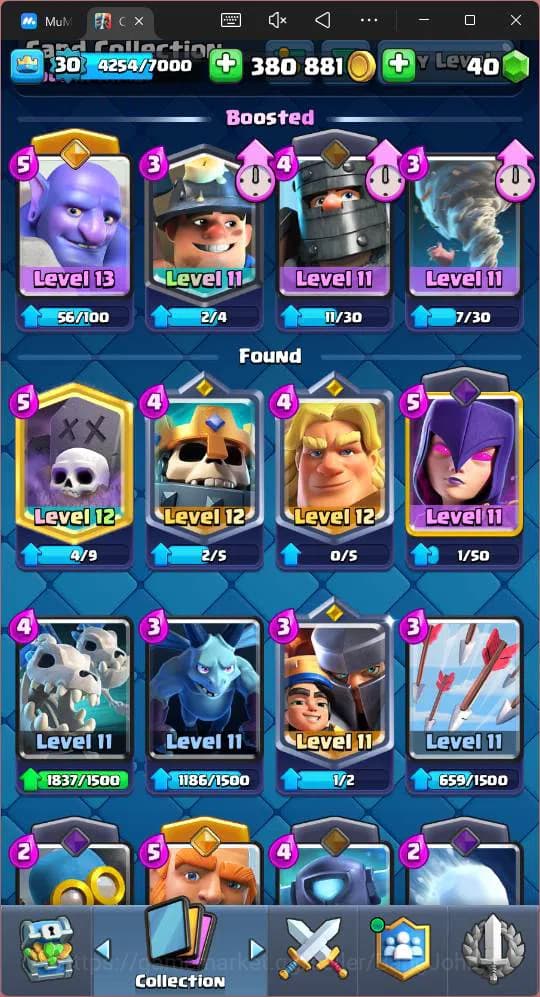 Clash Royale Accounts Lv 30 |Trophy 8000|KTL 11|Card 111| 2 Hero|3 EVO|1 image 16