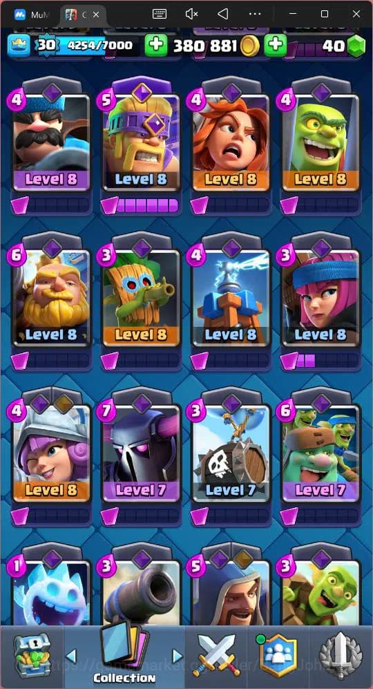 Clash Royale Accounts Lv 30 |Trophy 8000|KTL 11|Card 111| 2 Hero|3 EVO|1 image 17