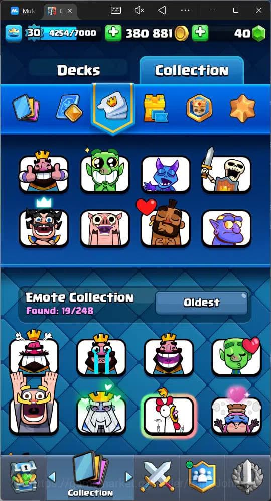 Clash Royale Accounts Lv 30 |Trophy 8000|KTL 11|Card 111| 2 Hero|3 EVO|1 image 5