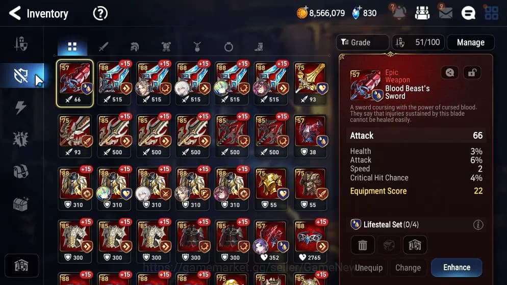 Epic Seven Accounts GLOBAL UNVERIF|New Era|2 ML(LOT Scales,US Choux)+ image 8