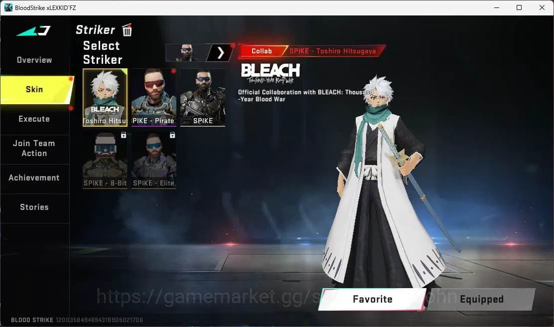 Blood Strike Accounts ASIA|2 EVO(GALIL,KAG)+5Mele | 12Eter(Collab Bleach image 2