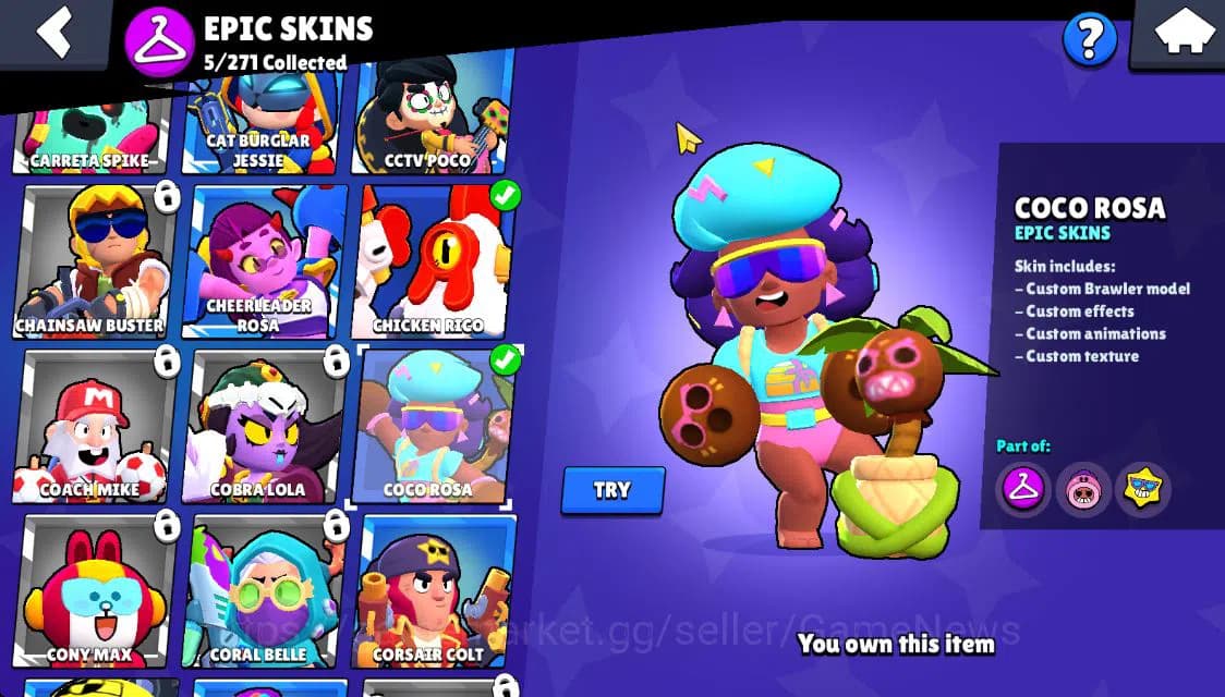 Brawl Stars Accounts 3947 Trophy|31 Brawler 4 MAX Lvl 3 Myth|5 Epic [Ra image 10